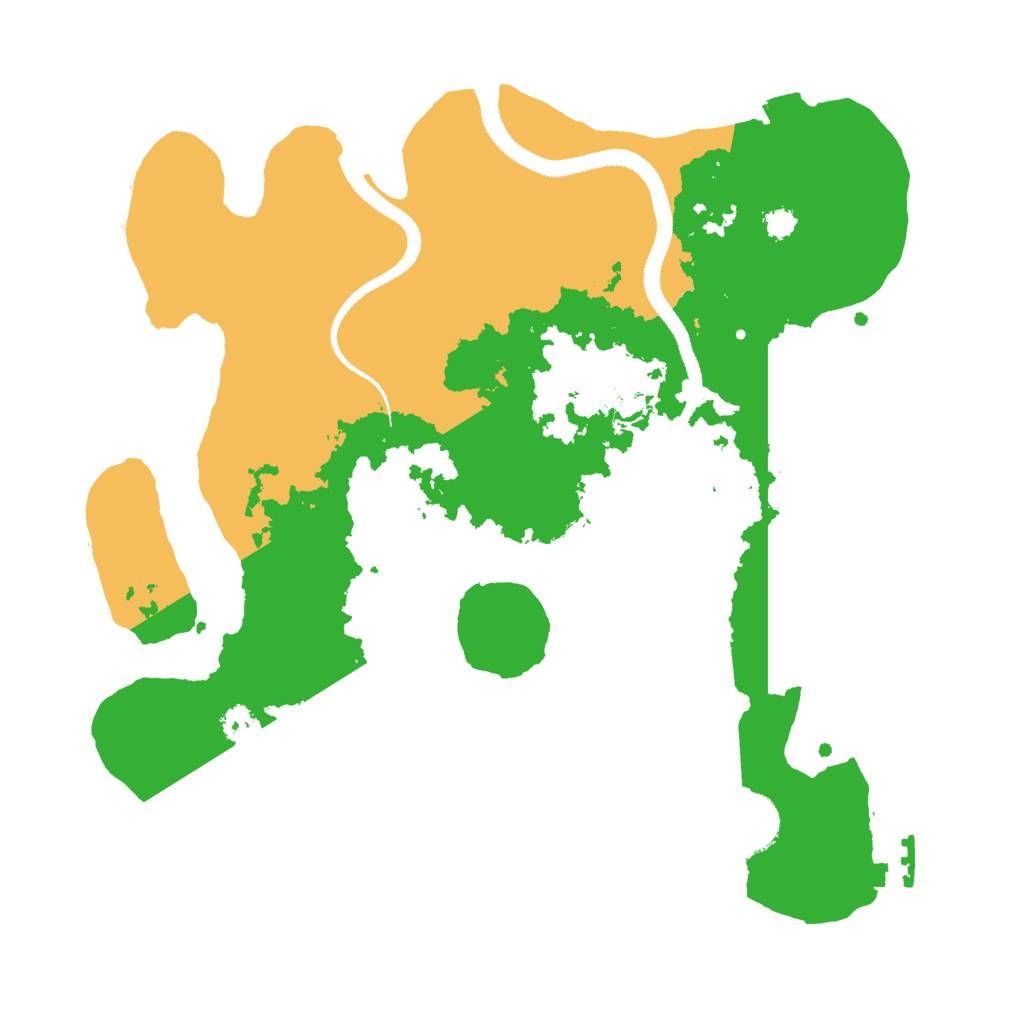 Biome Rust Map: Procedural Map, Size: 3000, Seed: 13232