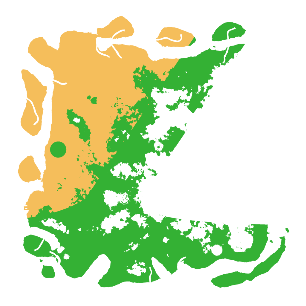 Biome Rust Map: Procedural Map, Size: 5000, Seed: 2022821