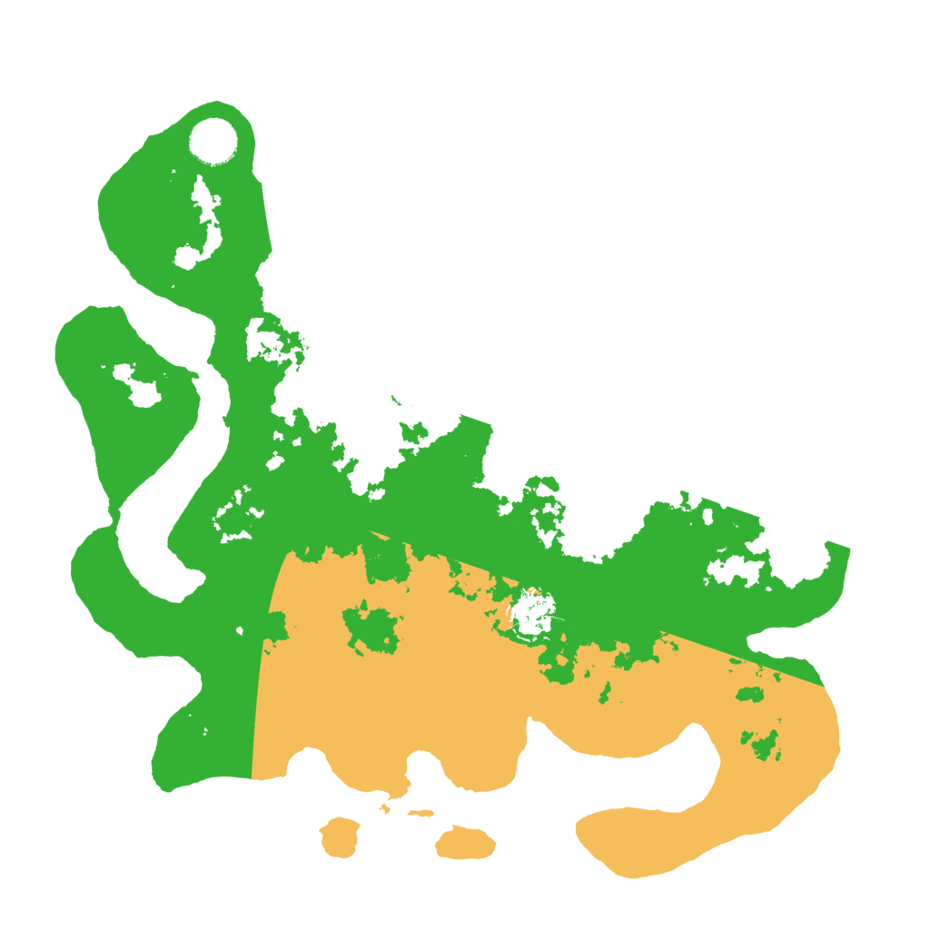 Biome Rust Map: Barren, Size: 3500, Seed: 367964802