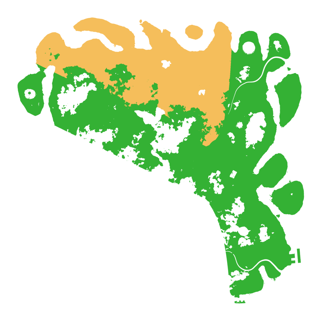 Biome Rust Map: Procedural Map, Size: 4500, Seed: 1175561660