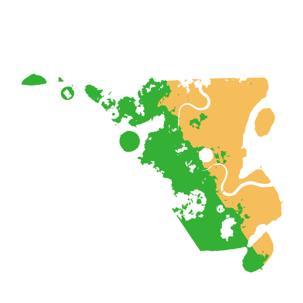 Biome Rust Map: Procedural Map, Size: 3950, Seed: 354724608