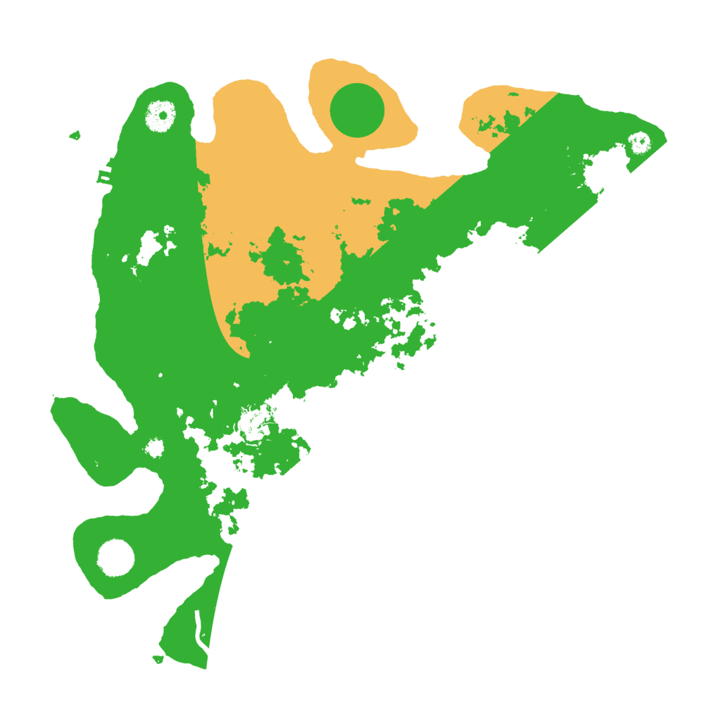 Biome Rust Map: Procedural Map, Size: 3500, Seed: 4545656