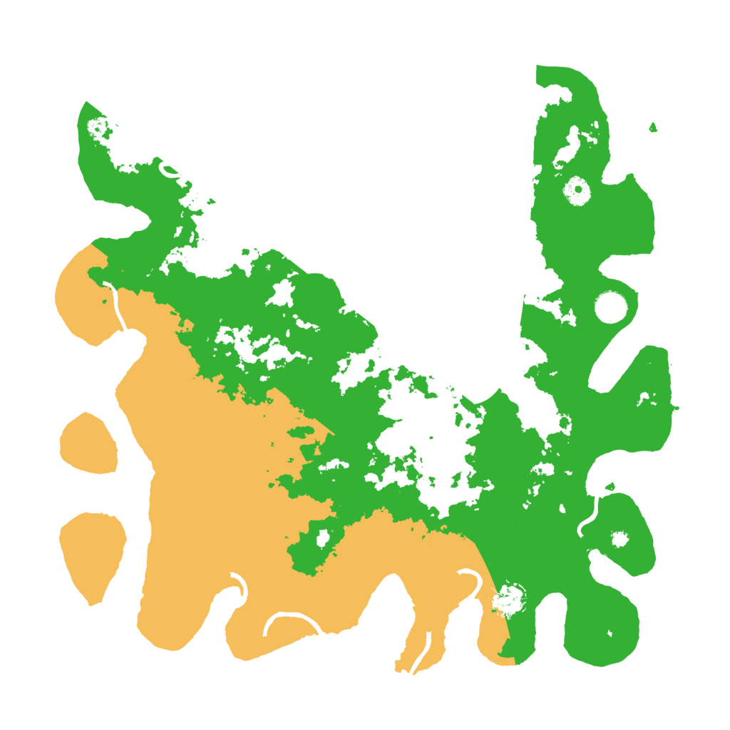 Biome Rust Map: Procedural Map, Size: 4000, Seed: 1791989