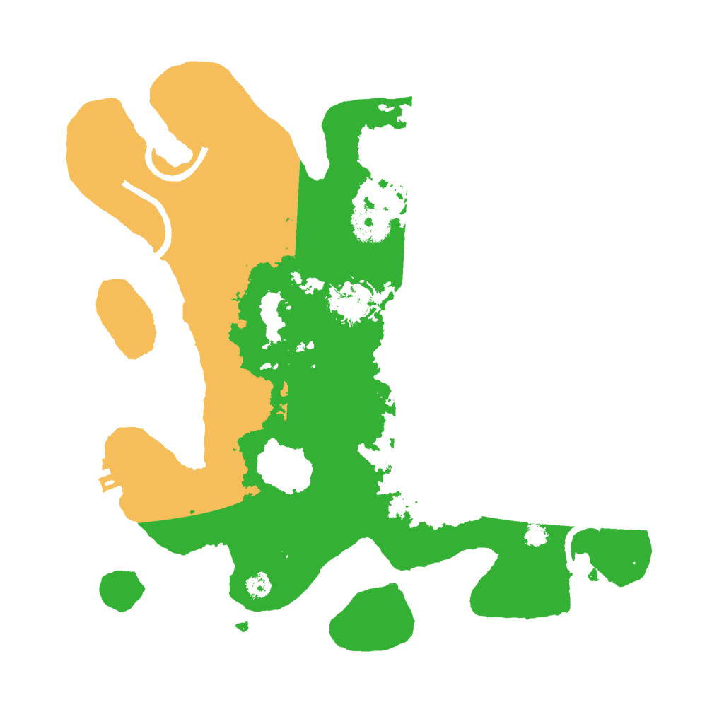 Biome Rust Map: Procedural Map, Size: 3000, Seed: 93281667