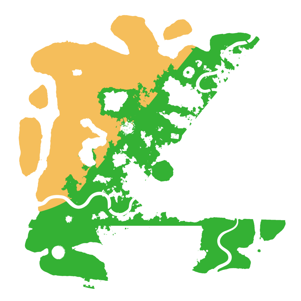 Biome Rust Map: Procedural Map, Size: 4000, Seed: 530854