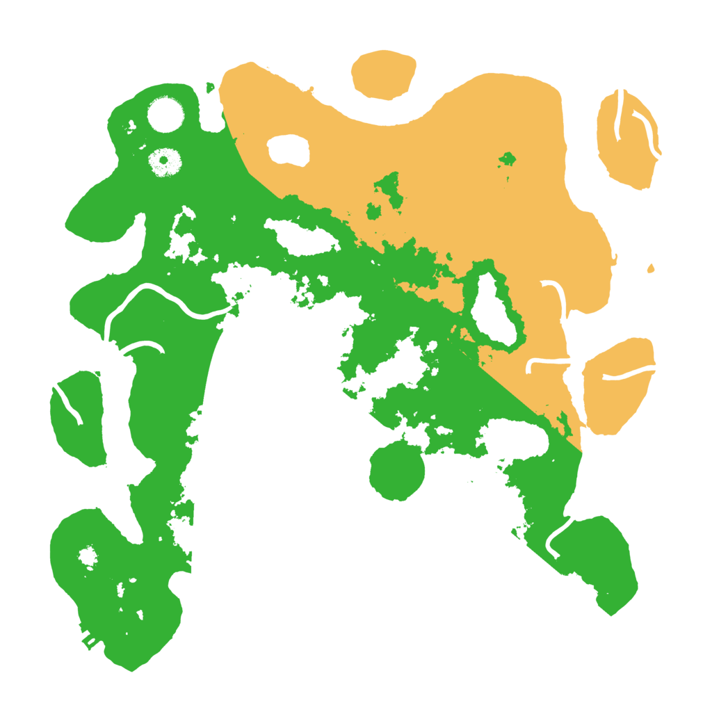 Biome Rust Map: Procedural Map, Size: 3500, Seed: 820543734