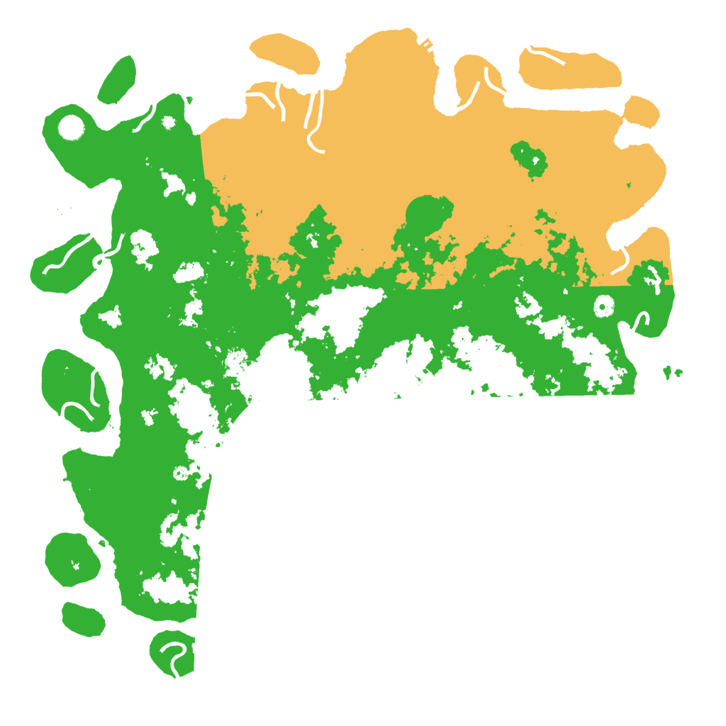 Biome Rust Map: Procedural Map, Size: 5000, Seed: 13246