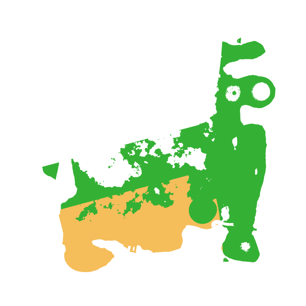 Biome Rust Map: Procedural Map, Size: 3000, Seed: 14558