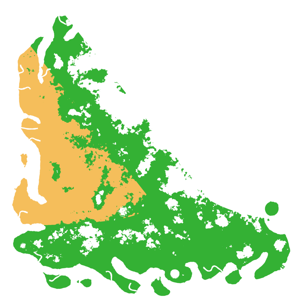 Biome Rust Map: Procedural Map, Size: 6000, Seed: 220820