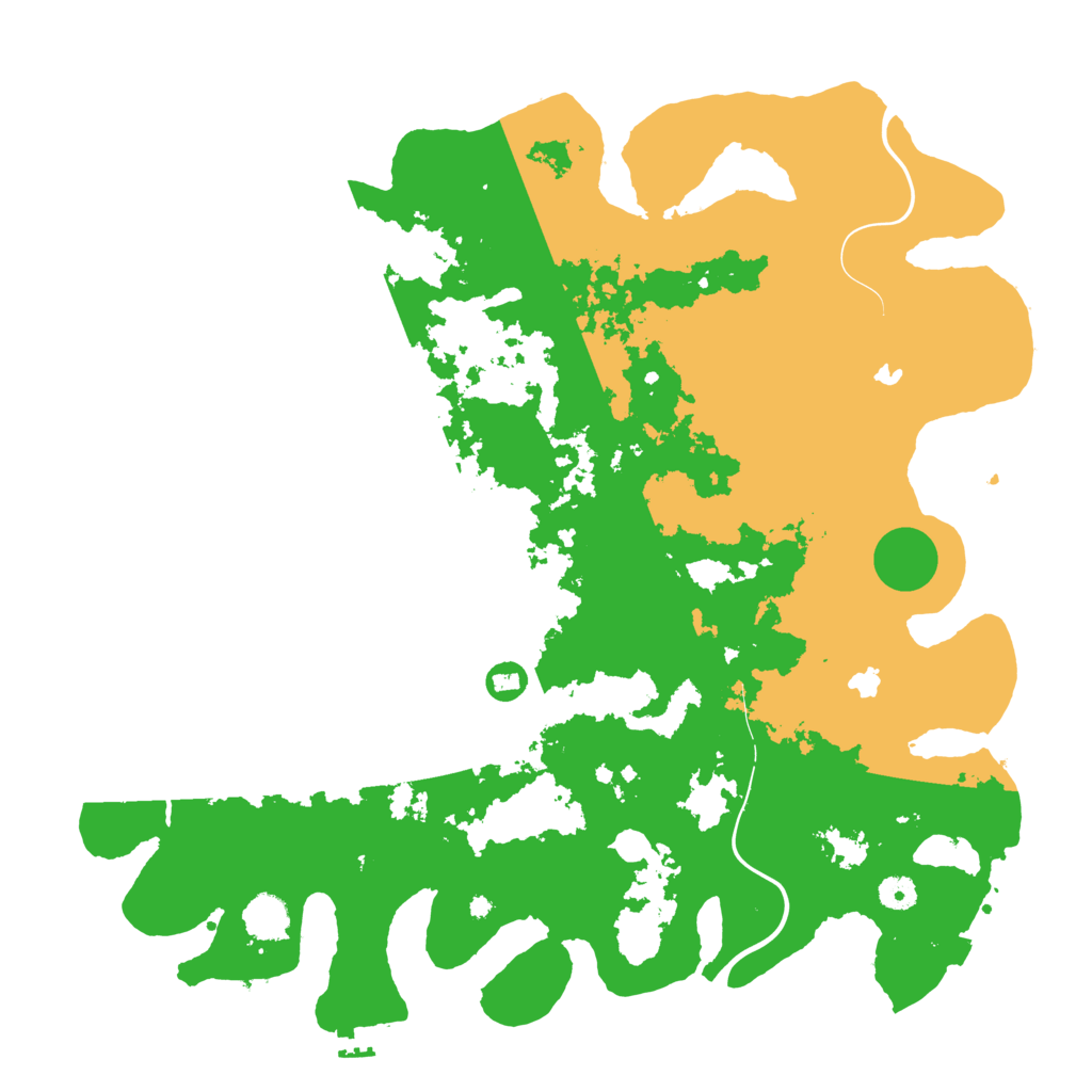 Biome Rust Map: Procedural Map, Size: 4500, Seed: 18824