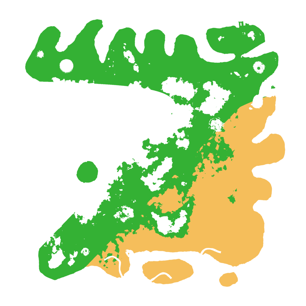 Biome Rust Map: Procedural Map, Size: 4000, Seed: 543434