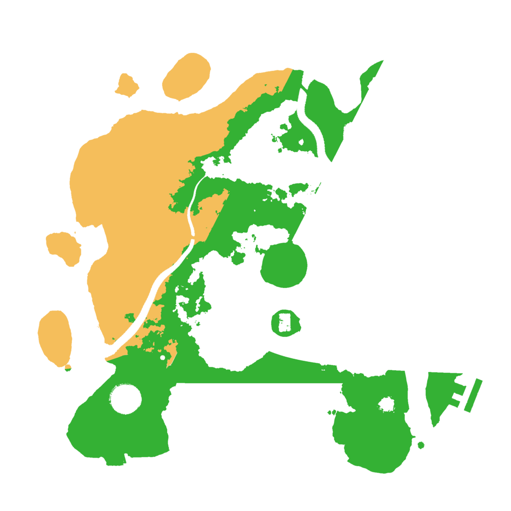 Biome Rust Map: Procedural Map, Size: 3000, Seed: 14656