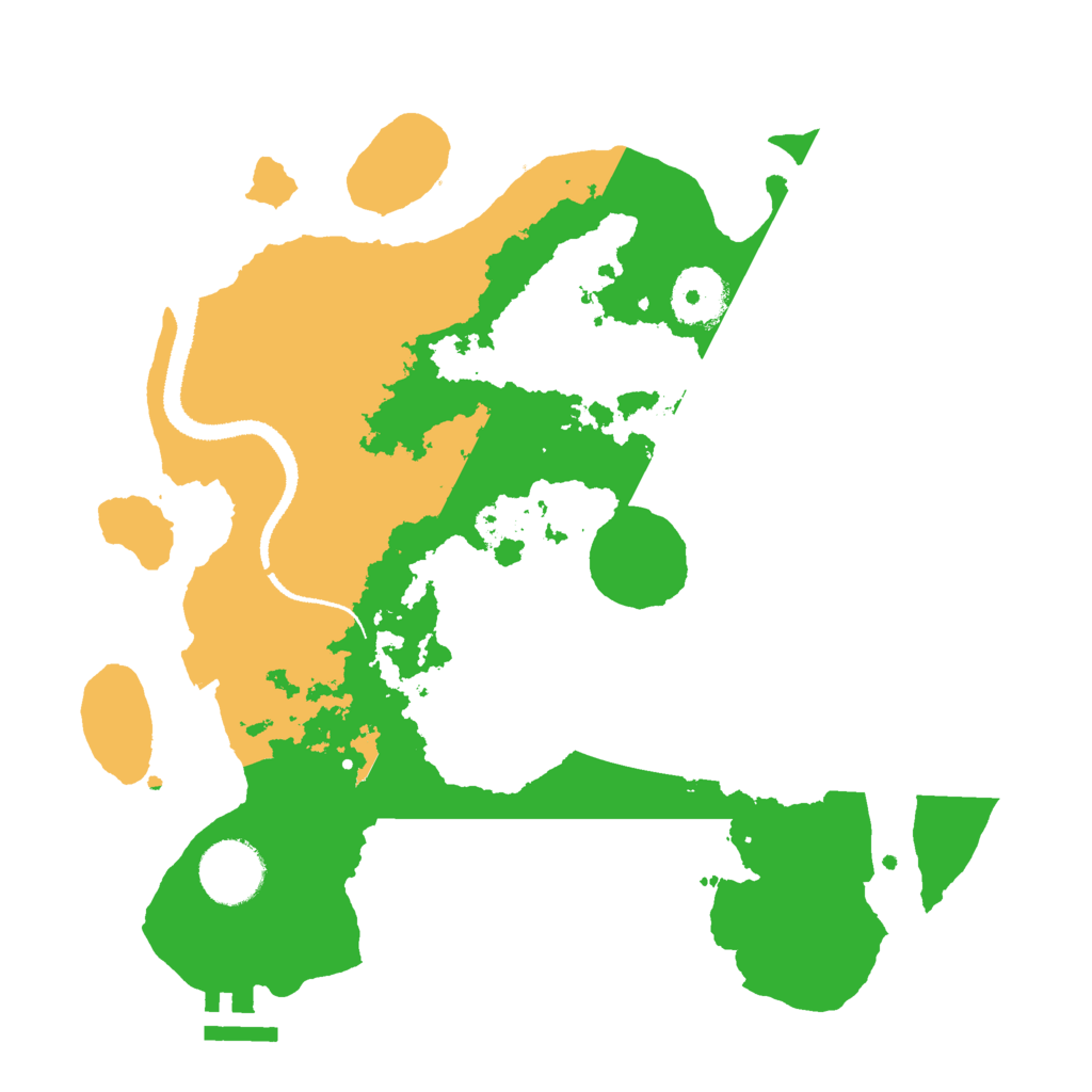 Biome Rust Map: Procedural Map, Size: 3000, Seed: 14656