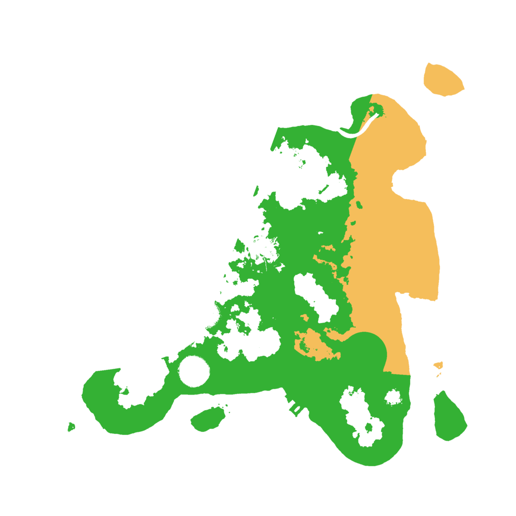 Biome Rust Map: Procedural Map, Size: 3000, Seed: 613346074