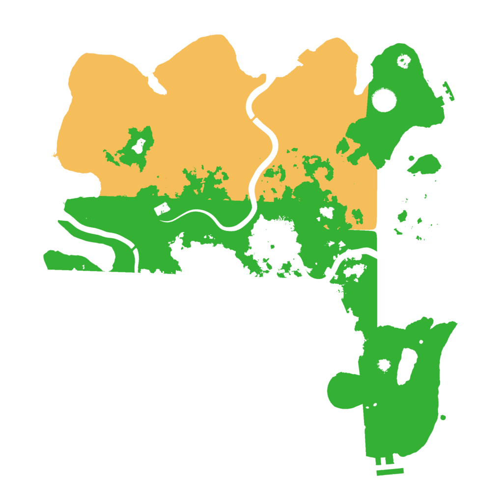 Biome Rust Map: Procedural Map, Size: 3750, Seed: 1111612656