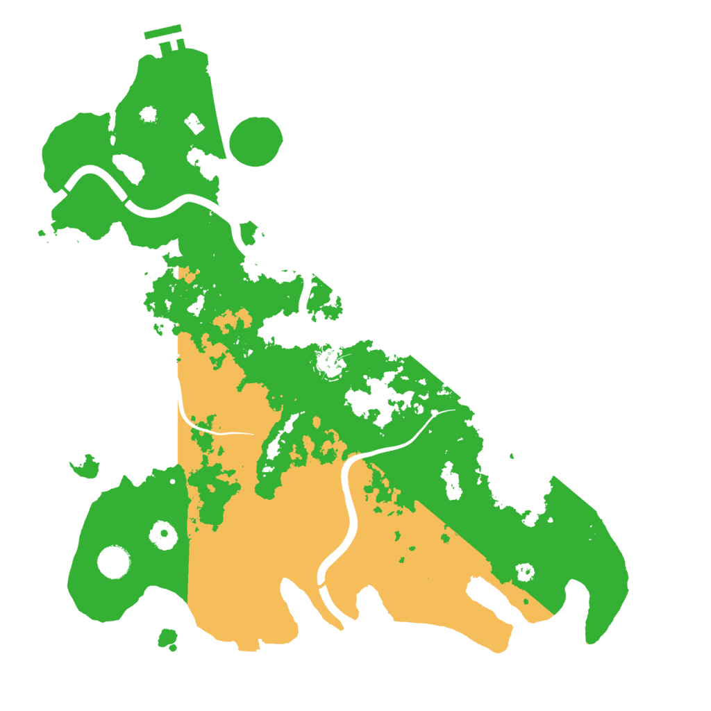 Biome Rust Map: Procedural Map, Size: 3850, Seed: 945704377
