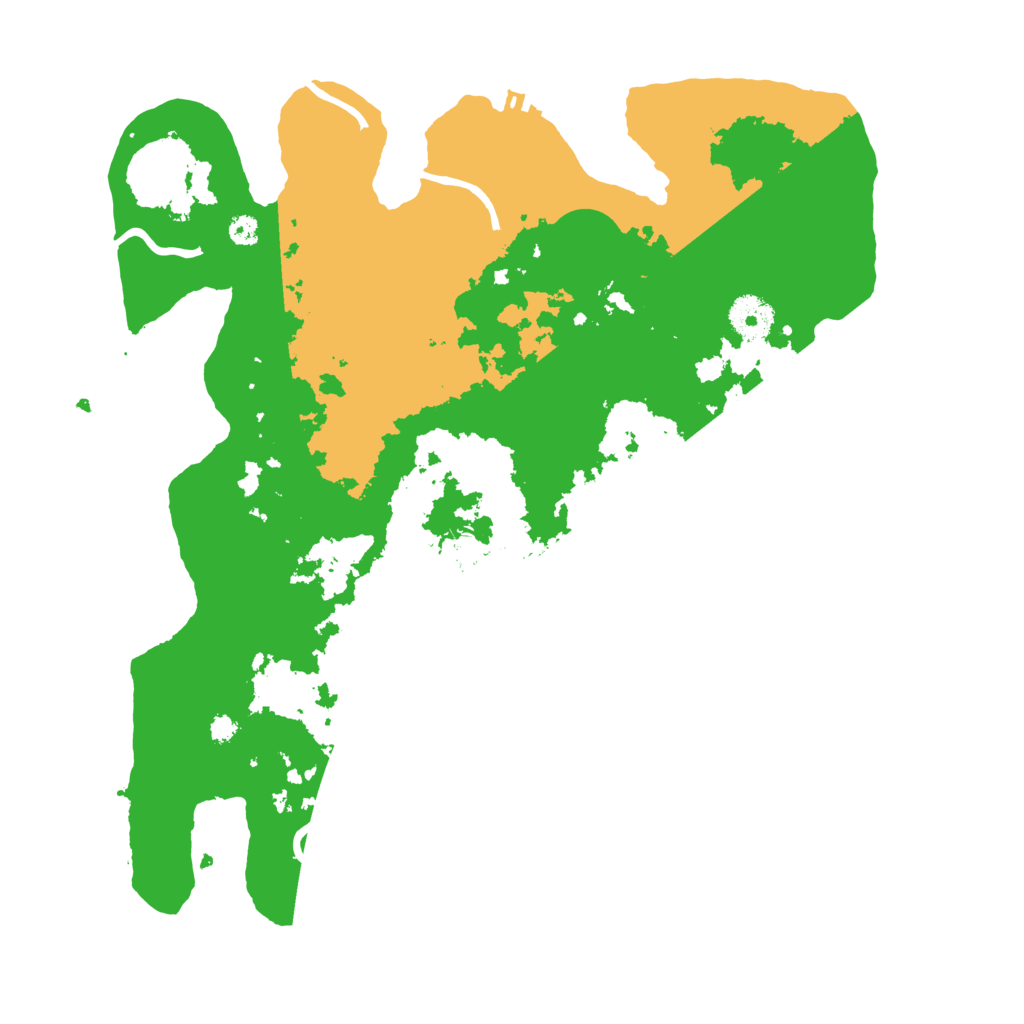 Biome Rust Map: Procedural Map, Size: 3500, Seed: 1028736382