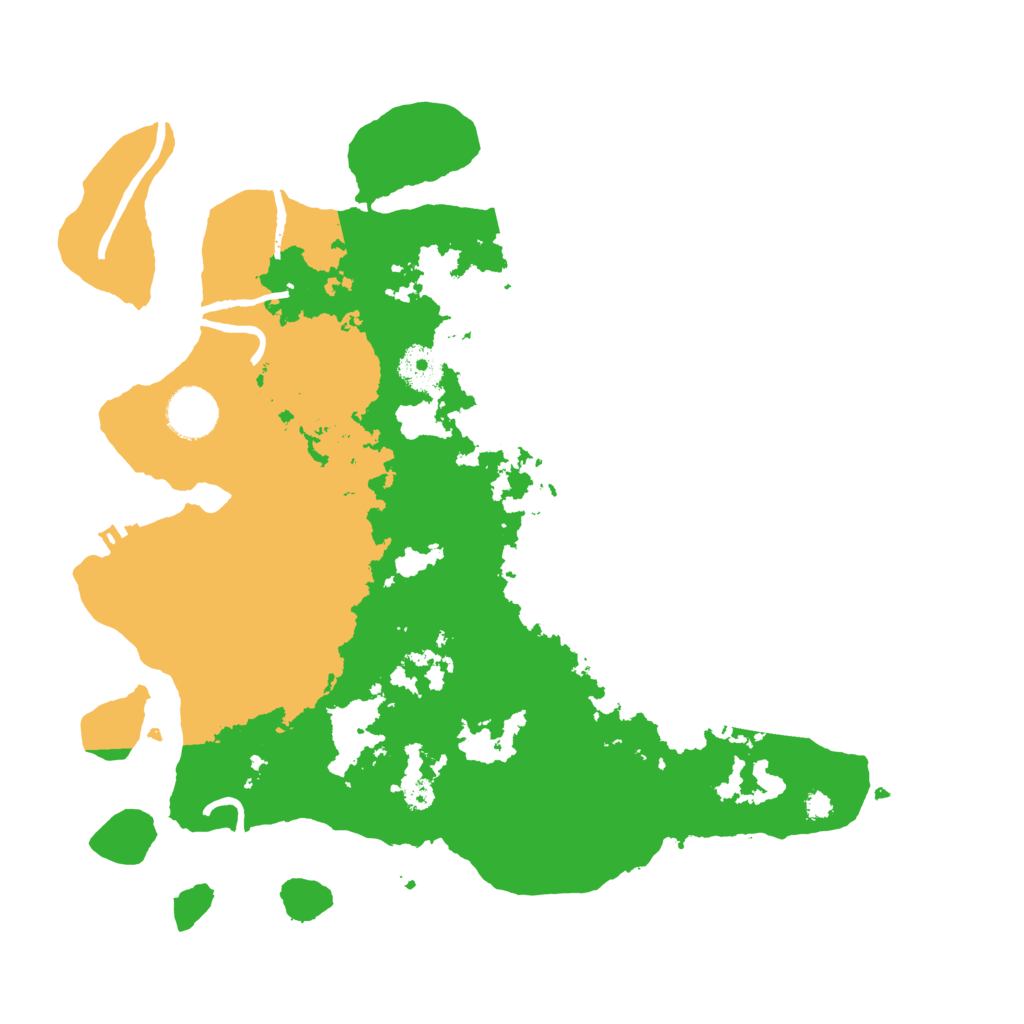 Biome Rust Map: Procedural Map, Size: 3500, Seed: 2010617641