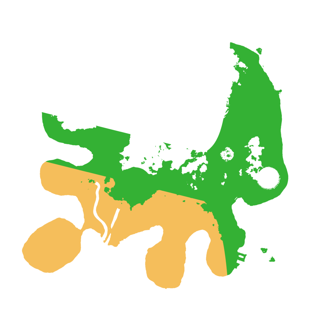 Biome Rust Map: Procedural Map, Size: 2500, Seed: 739511256