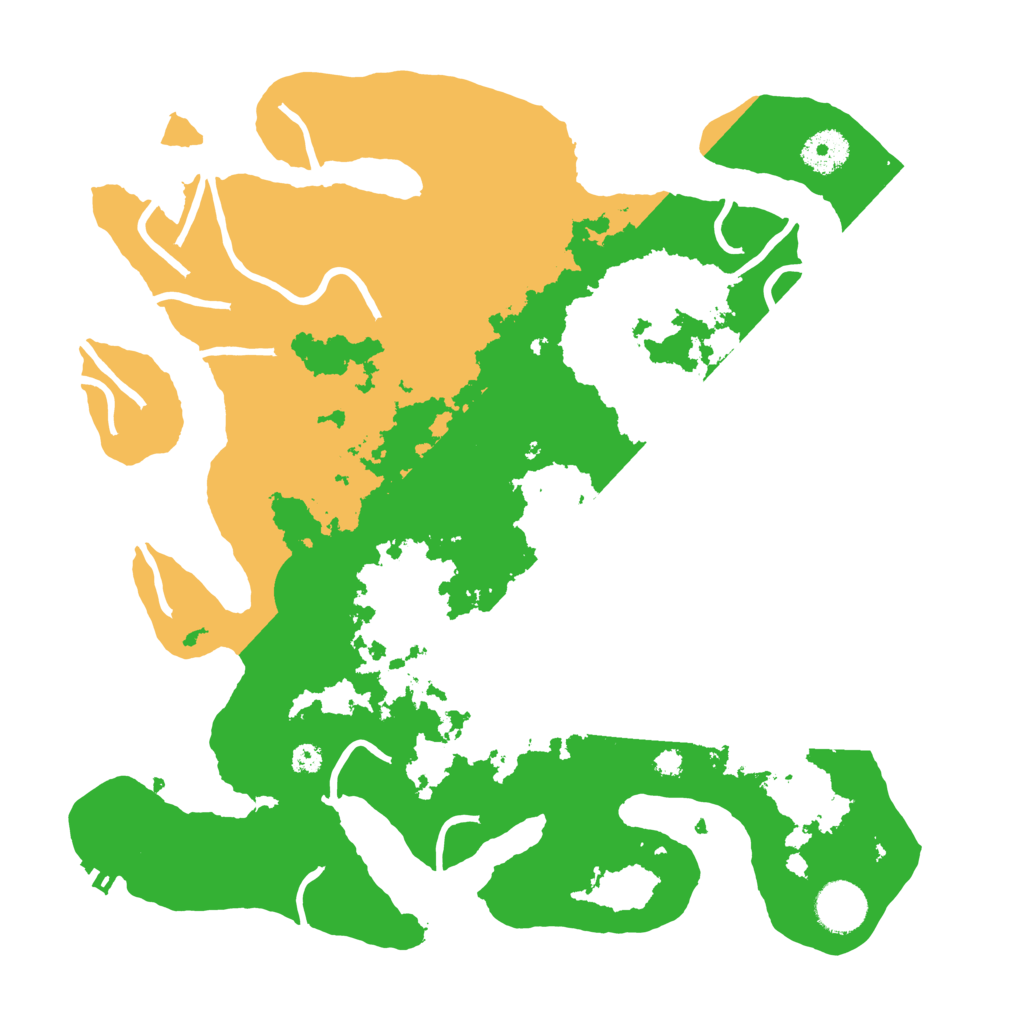 Biome Rust Map: Procedural Map, Size: 3500, Seed: 786340958