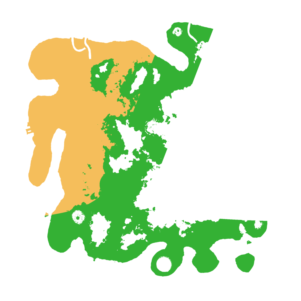 Biome Rust Map: Procedural Map, Size: 3500, Seed: 131074615