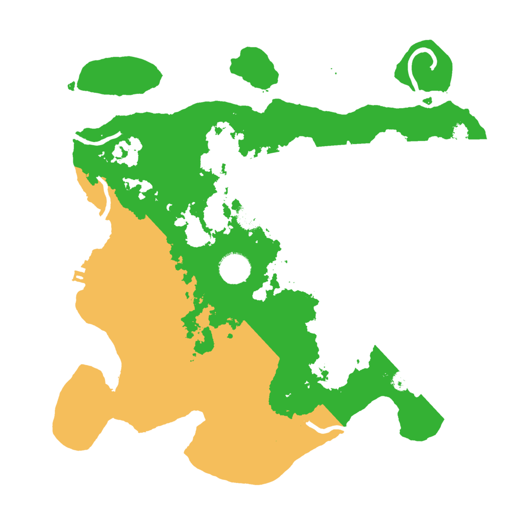 Biome Rust Map: Procedural Map, Size: 3000, Seed: 22397