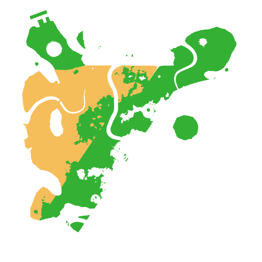 Biome Rust Map: Procedural Map, Size: 3000, Seed: 1680403496