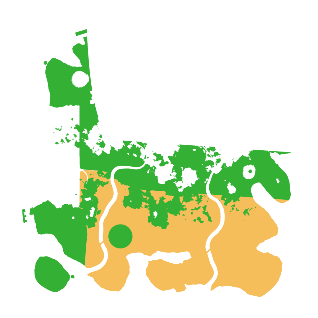 Biome Rust Map: Procedural Map, Size: 3500, Seed: 4373358