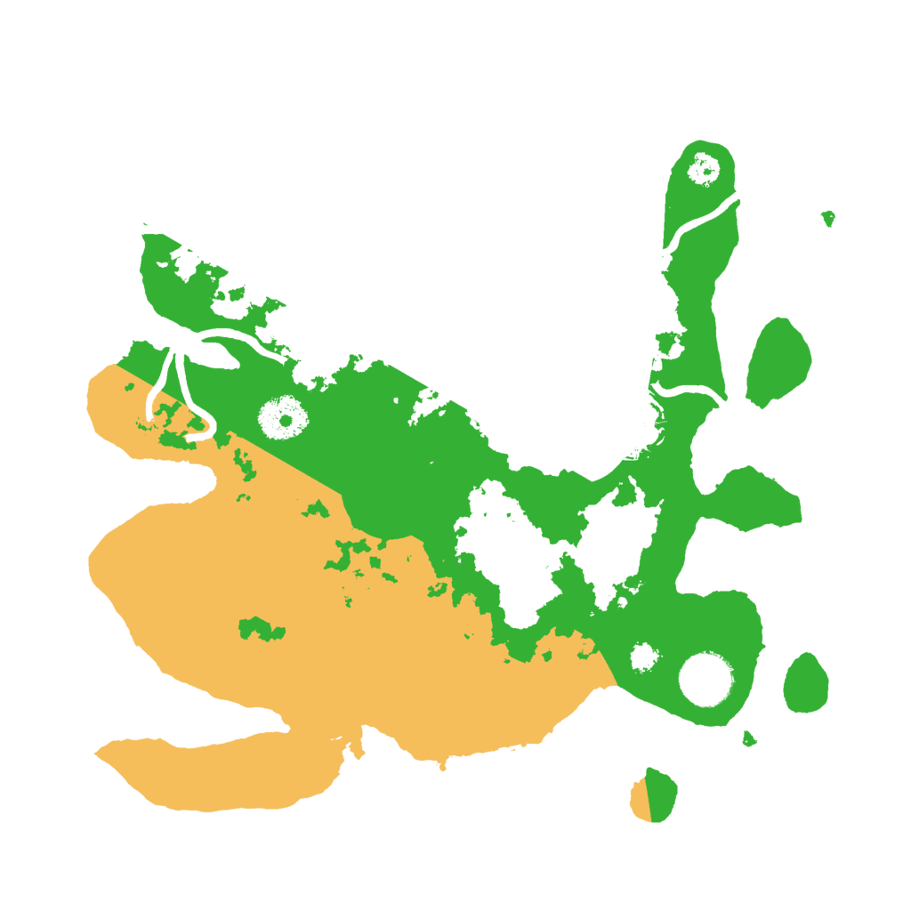 Biome Rust Map: Procedural Map, Size: 3000, Seed: 736274071