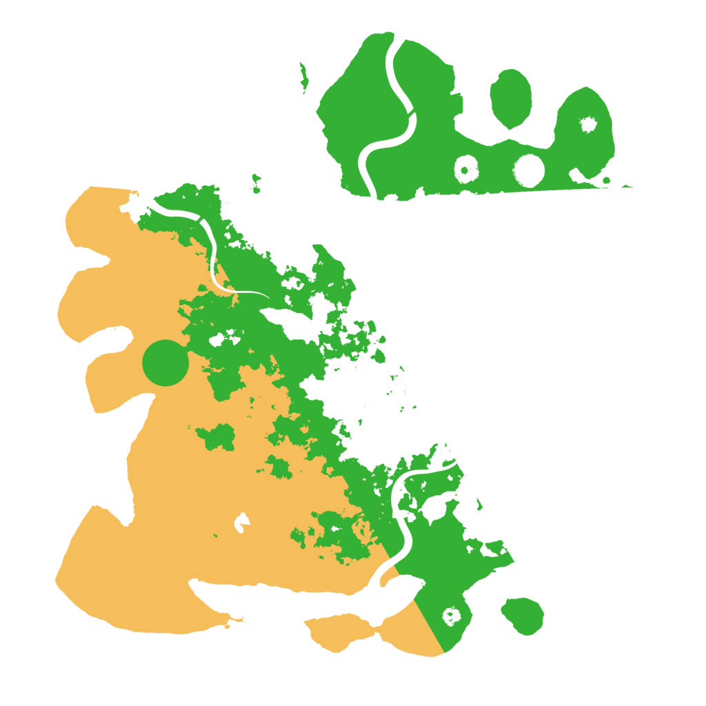Biome Rust Map: Procedural Map, Size: 4000, Seed: 545521234