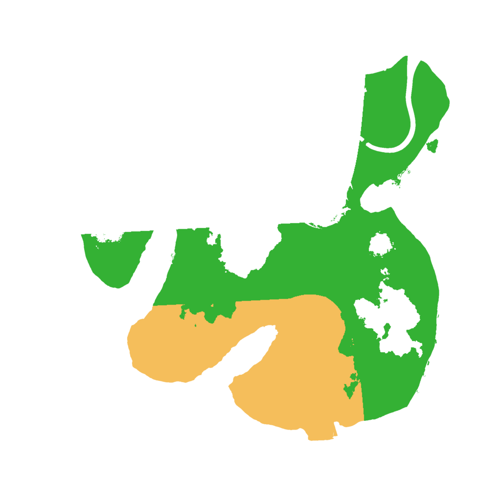 Biome Rust Map: Procedural Map, Size: 2000, Seed: 29868262