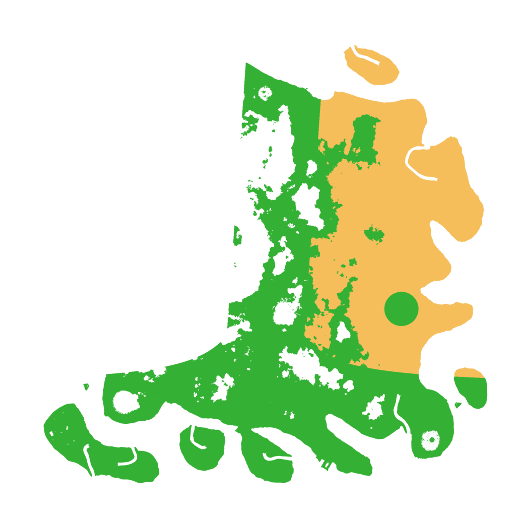 Biome Rust Map: Procedural Map, Size: 4000, Seed: 618359