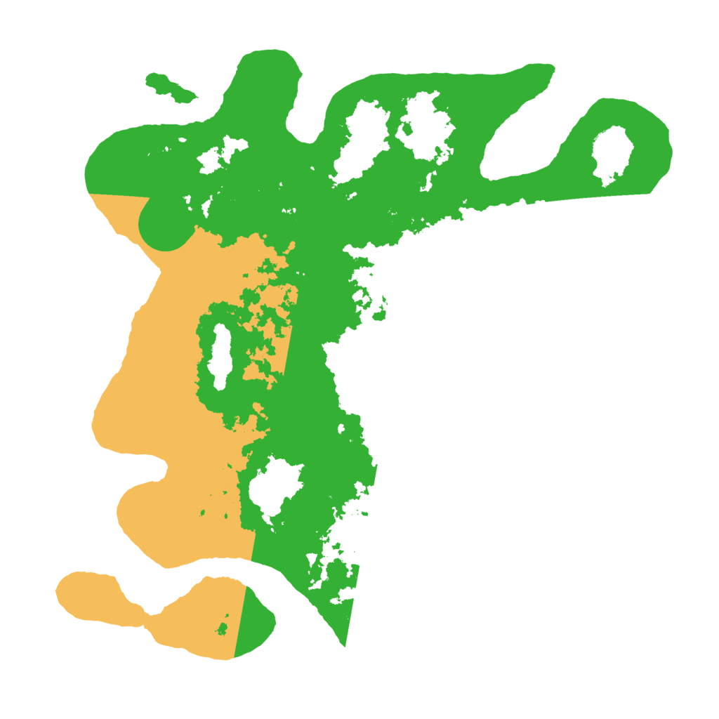 Biome Rust Map: Barren, Size: 3500, Seed: 236969007