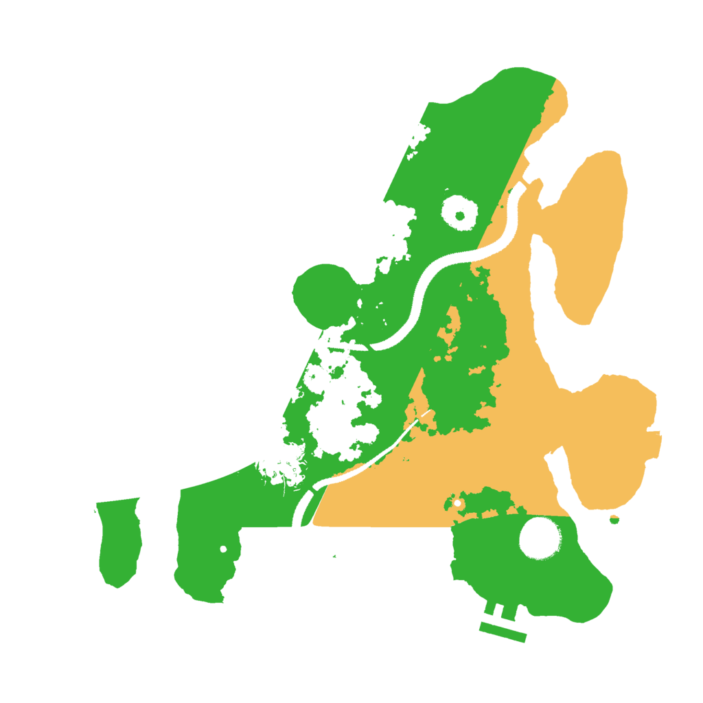 Biome Rust Map: Procedural Map, Size: 3000, Seed: 1954