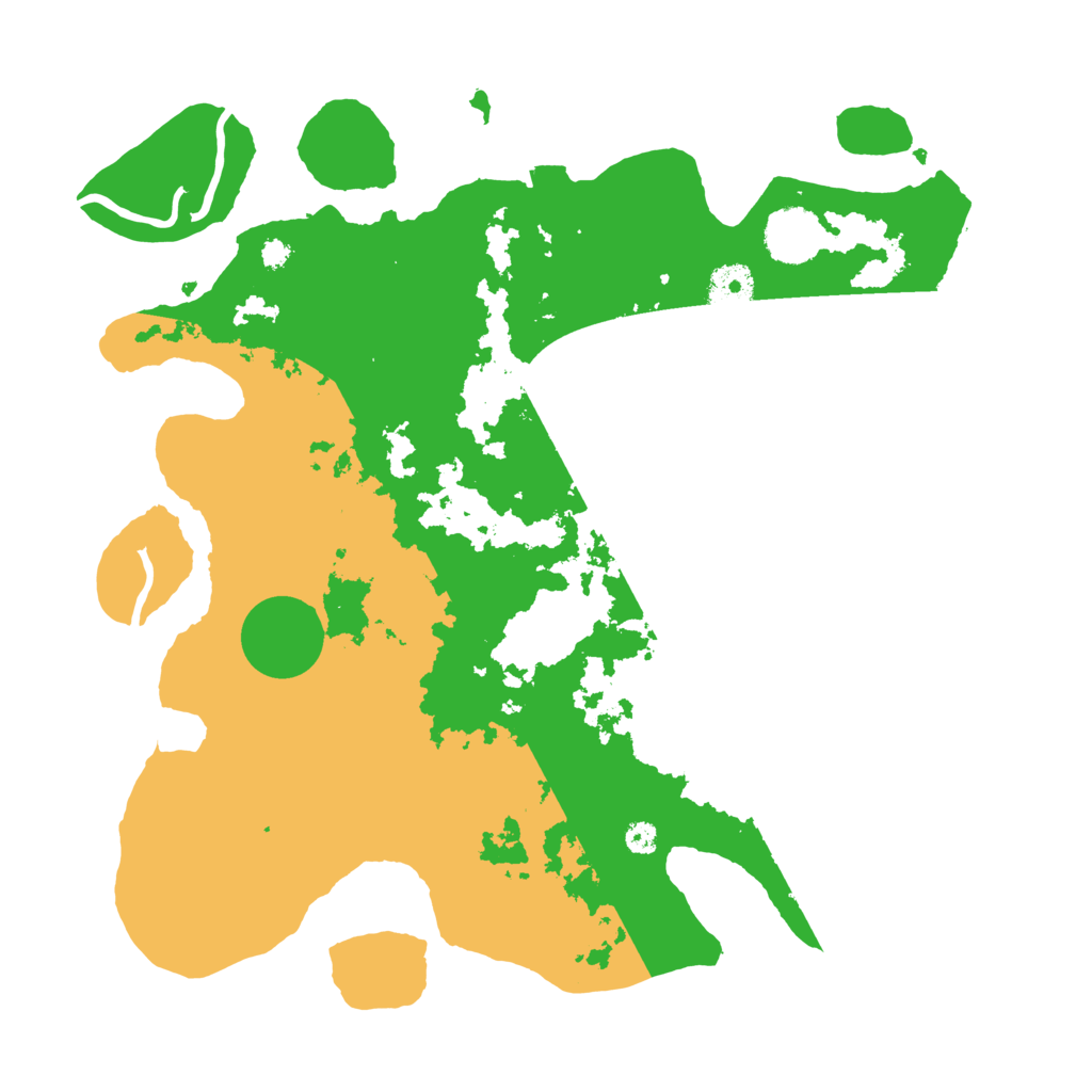Biome Rust Map: Procedural Map, Size: 3500, Seed: 125479567