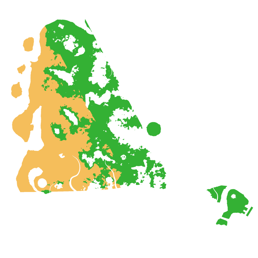 Biome Rust Map: Procedural Map, Size: 5000, Seed: 87862478