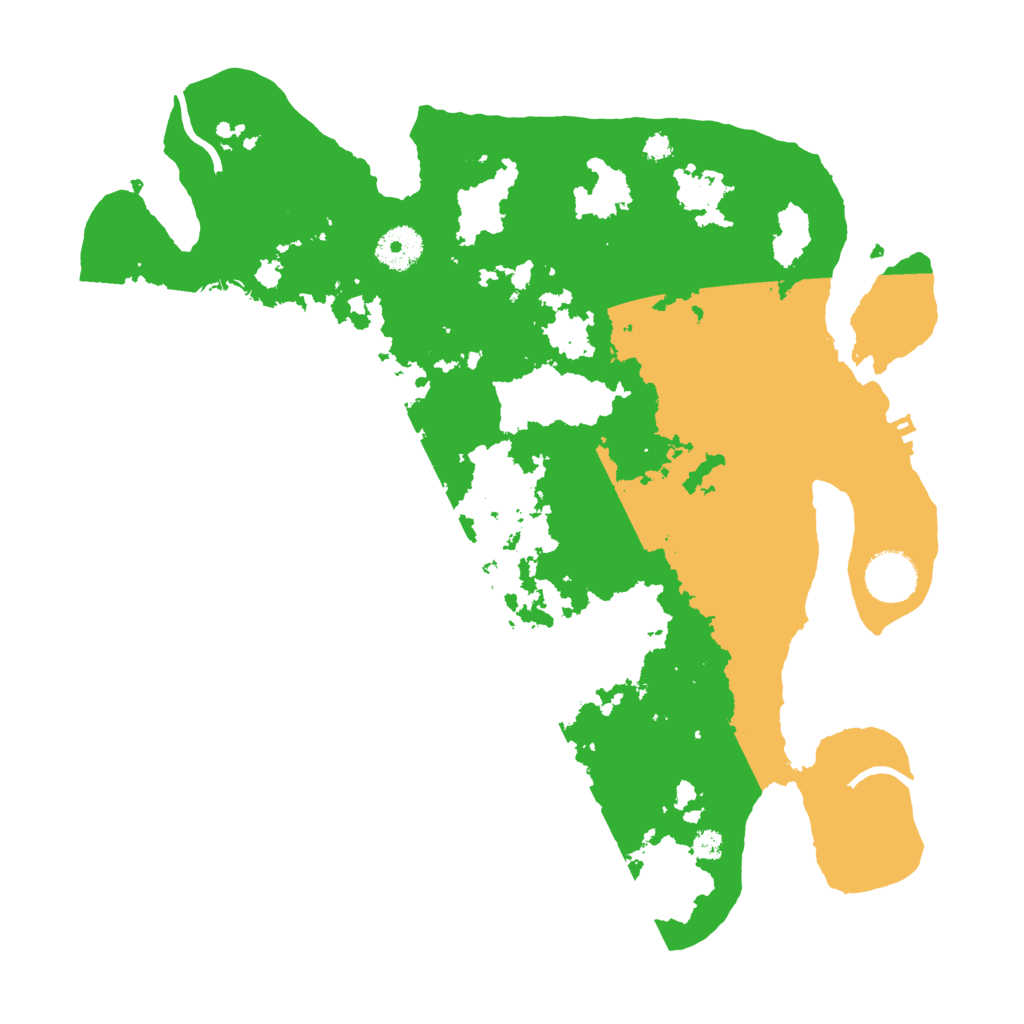 Biome Rust Map: Procedural Map, Size: 3500, Seed: 830770222