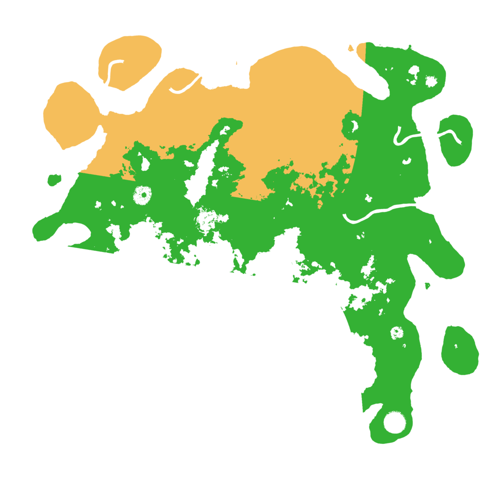 Biome Rust Map: Procedural Map, Size: 4000, Seed: 68995