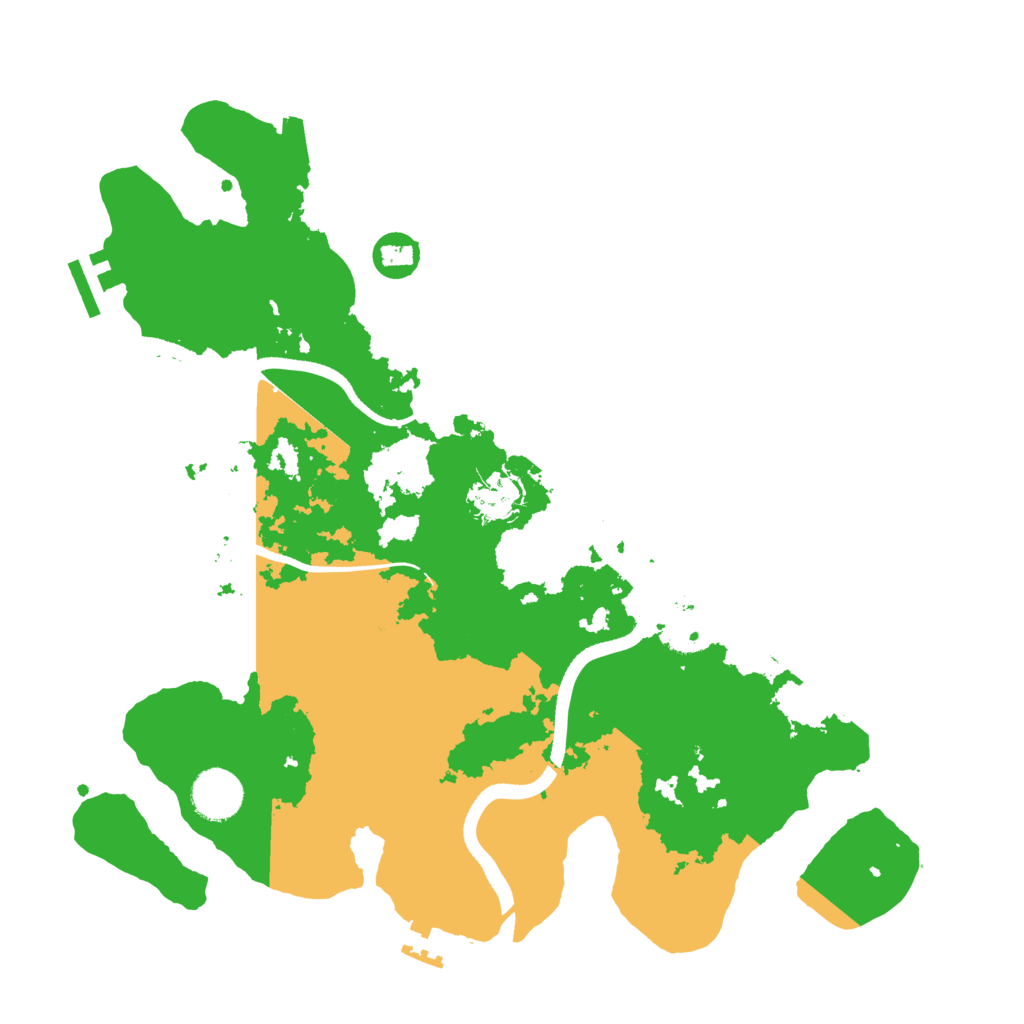Biome Rust Map: Procedural Map, Size: 3500, Seed: 654216898