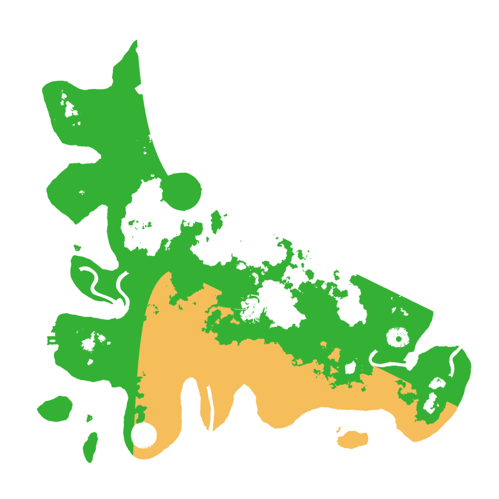 Biome Rust Map: Procedural Map, Size: 3500, Seed: 1629392731