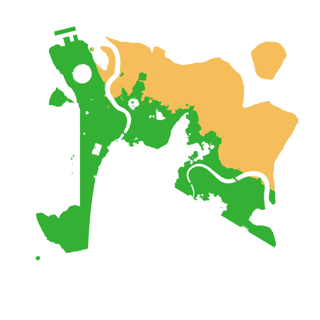 Biome Rust Map: Procedural Map, Size: 3000, Seed: 656