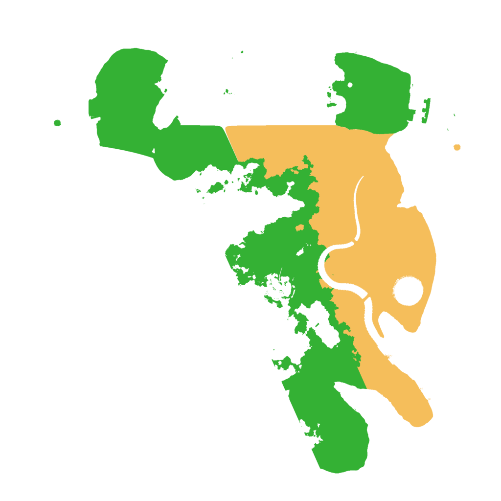 Biome Rust Map: Procedural Map, Size: 3000, Seed: 9913
