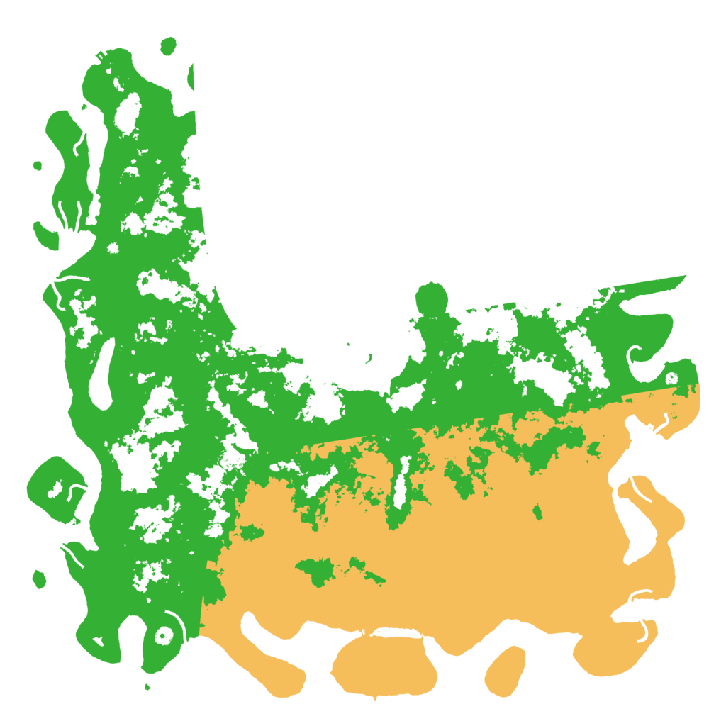 Biome Rust Map: Procedural Map, Size: 6000, Seed: 4193051