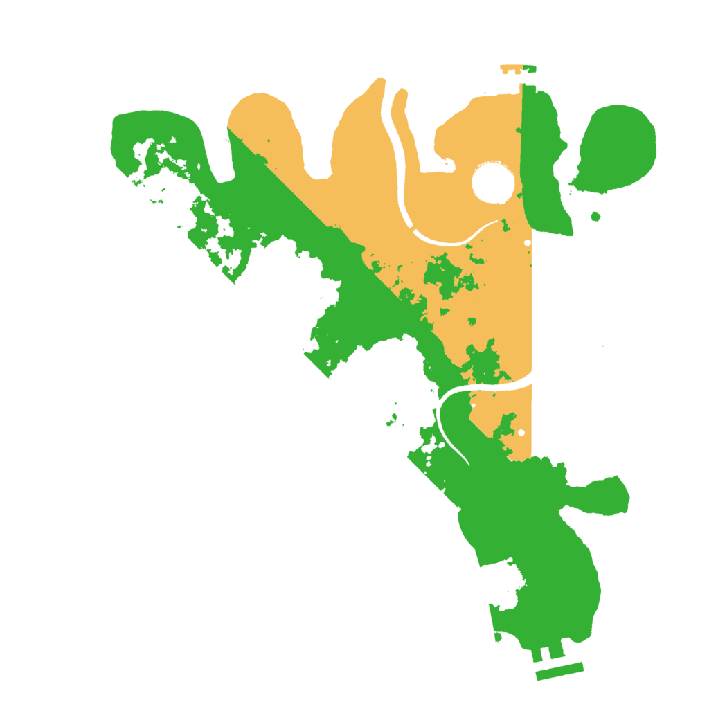 Biome Rust Map: Procedural Map, Size: 3000, Seed: 1147442226