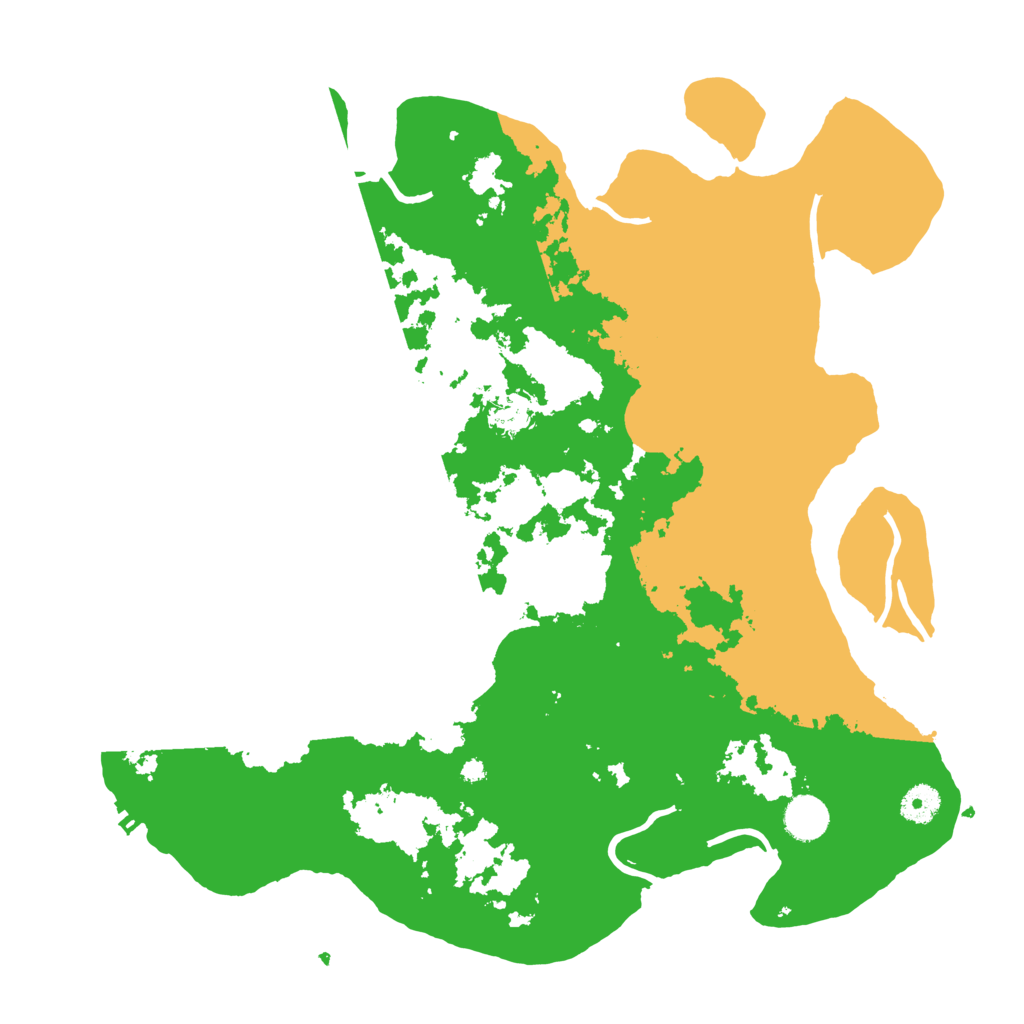 Biome Rust Map: Procedural Map, Size: 4000, Seed: 3323