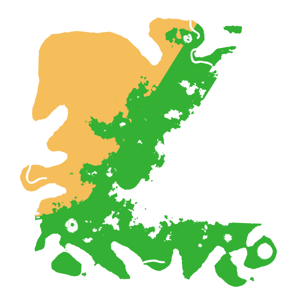 Biome Rust Map: Procedural Map, Size: 3500, Seed: 401360369