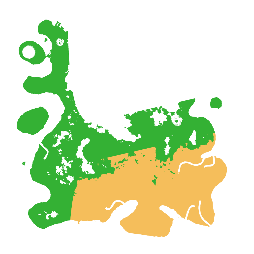 Biome Rust Map: Procedural Map, Size: 3500, Seed: 949703112