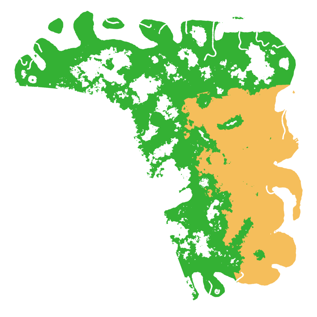 Biome Rust Map: Procedural Map, Size: 6000, Seed: 7627447