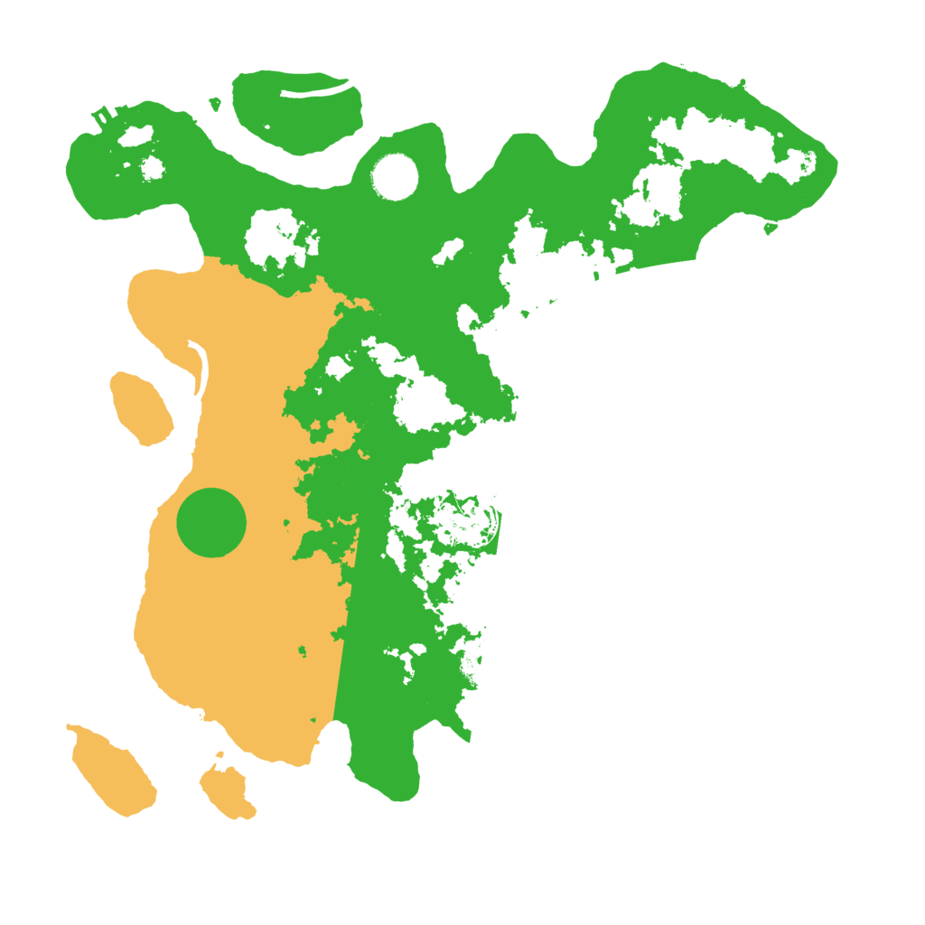 Biome Rust Map: Procedural Map, Size: 3500, Seed: 450023536