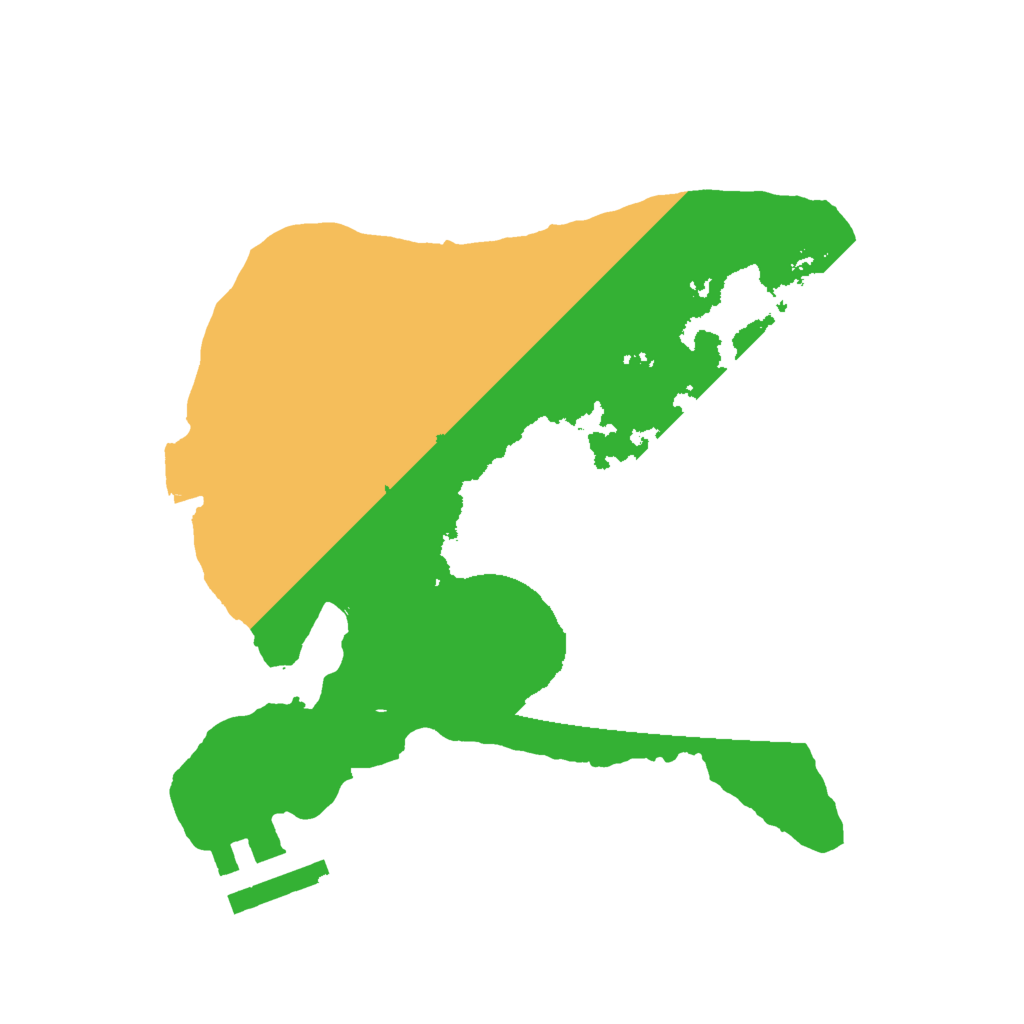 Biome Rust Map: Procedural Map, Size: 2000, Seed: 418088973